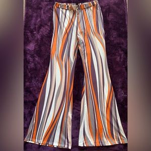 Flare stripped bottoms